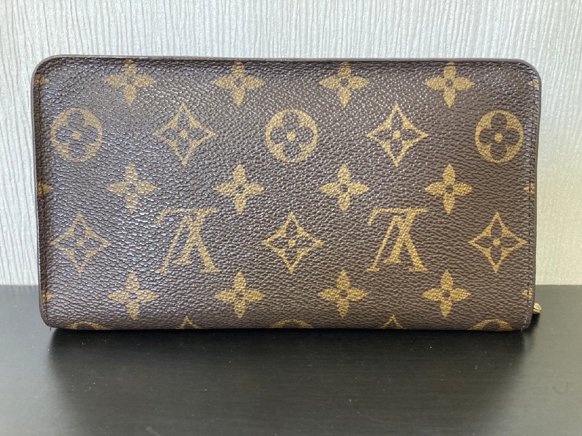 ●Louis Vuitton ルイヴィトン モノグラム ポルトモネ ジップ ラウンドファスナー 長財布 M61727 ブラウン メンズ レディース●_画像2