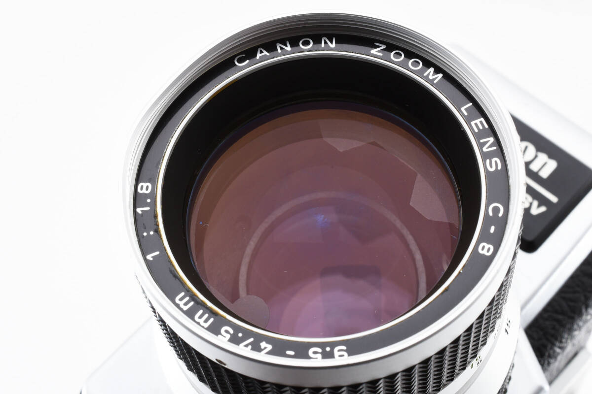  【完動品】Canon キャノン Single-8 518 SV Single 8 8mm フィルムカメラ N127956 #2134677_画像10