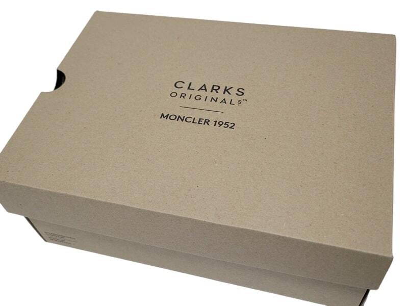 新品本物【即完売】MONCLER モンクレール×Clarks クラークス 注目のコラボ レザーシューズ ブーツ Wallabee ワラビー 靴 26.0cm