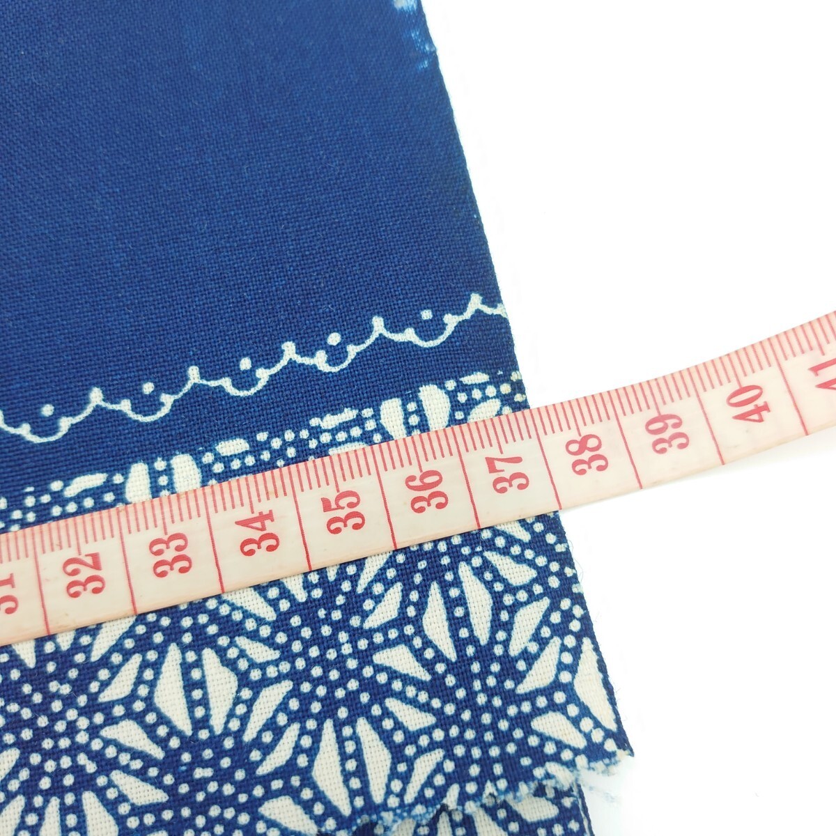 540[ не использовался хранение товар ] специальный отбор ..... Takumi мелкий рисунок упрощенный товар лен. лист узор ткань один .×37cm Япония античный кимоно европейская одежда юката переделка ткань ткань 