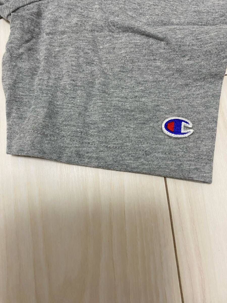 チャンピオン champion　Tシャツ L グレー×グリーン 未使用品_画像3