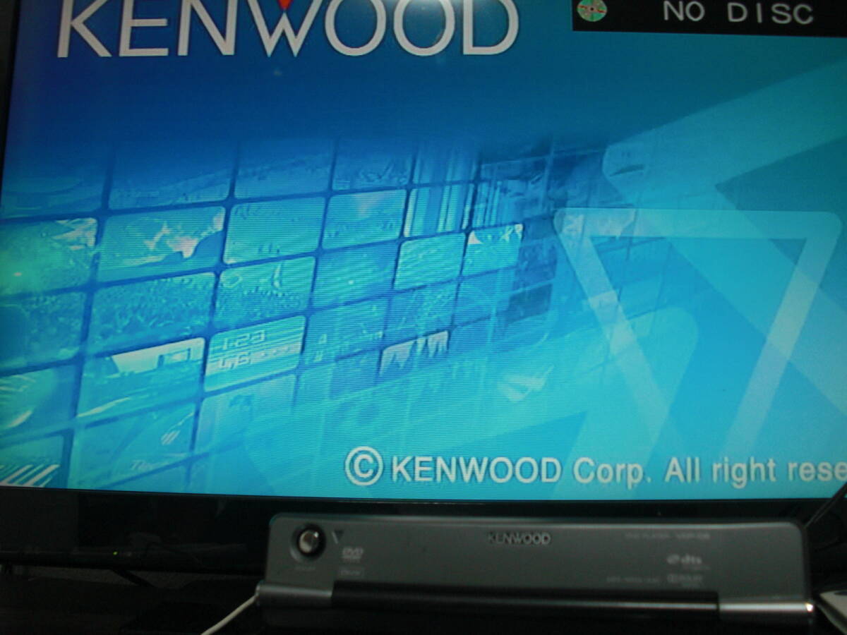  Kenwood KENWOOD VDP-09 car DVD player remote control wiring attaching operation verification ending 