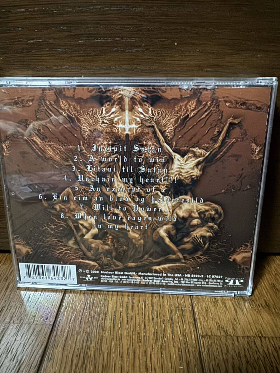 Gorgoroth Incipit Satan 2000年ブラックメタルサイン入り　mayhem immortal burzum darkthrone marduk taake satyricon_画像2