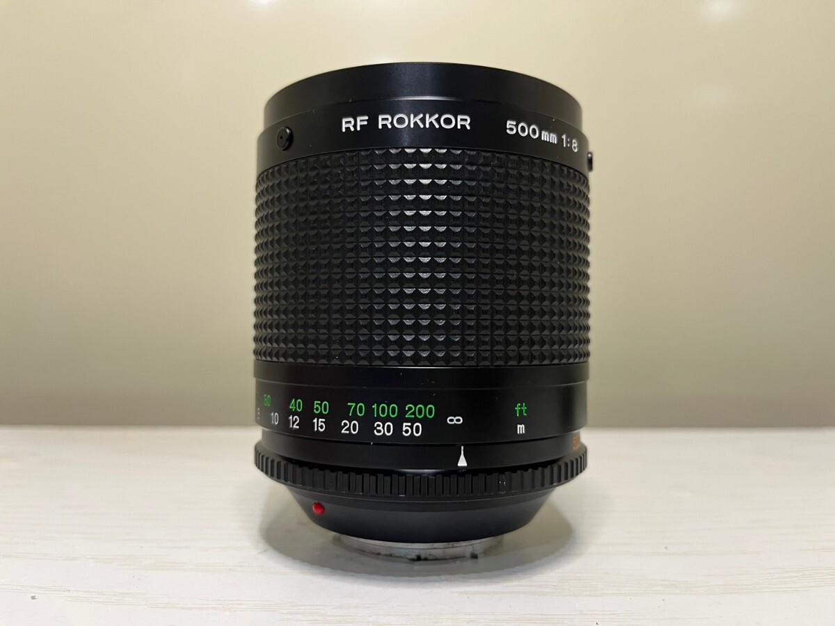 Minolta RF ROKKOR 500mm f/8 ミノルタ ミラーレンズ フィルムカメラ レンズ_画像8