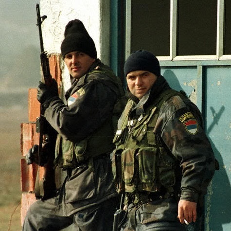 ■90年代 セルビア警察袖章 *コソヴォ紛争 治安部隊 ユーゴスラヴィア_画像2