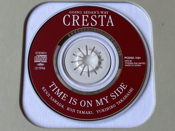  not for sale CRESTA [TIME IS ON MY SIDE] sphere .. two Sawada Kenji Takahashi Yukihiro 8cm CD BOOK