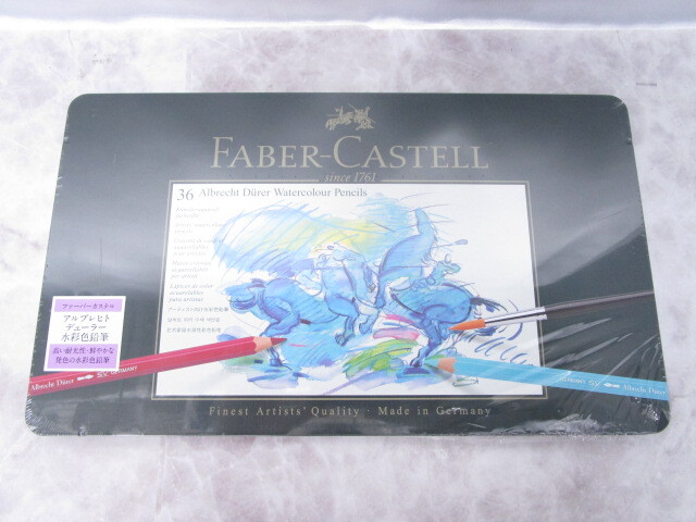 ♪ 未開封 FABER-CASTELL ファーバーカステル アルブレヒト デューラー 36色セット 水彩 色鉛筆_画像1