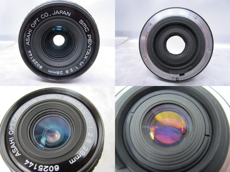 ♪ ジャンク ASAHI PENTAX MX -M smc 1：2 50mm 1：2.8 100mm 28mm フィルム カメラ レンズ の画像8