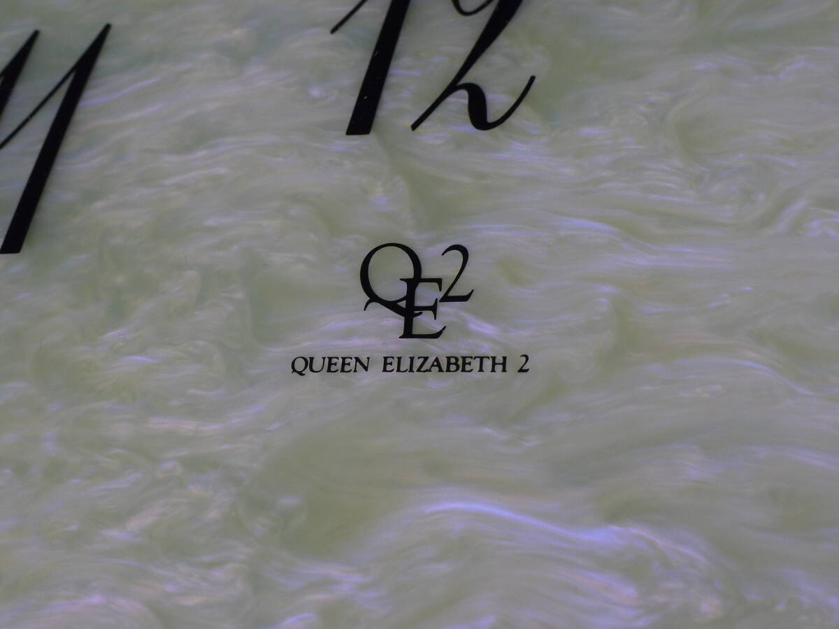 ee1512● 動作確認済み QUEEN ELIZABETH 2 4KG979QE リズム時計工業株式会社 掛時計 壁掛 RTYTHM/JAPAN/100_画像2