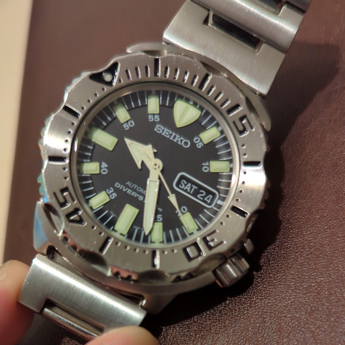 SEIKO 初代ブラックモンスター セイコー(逆輸入モデル)自動 SEIKO 初代ブラックモンスター セイコー(逆輸入モデル)自動