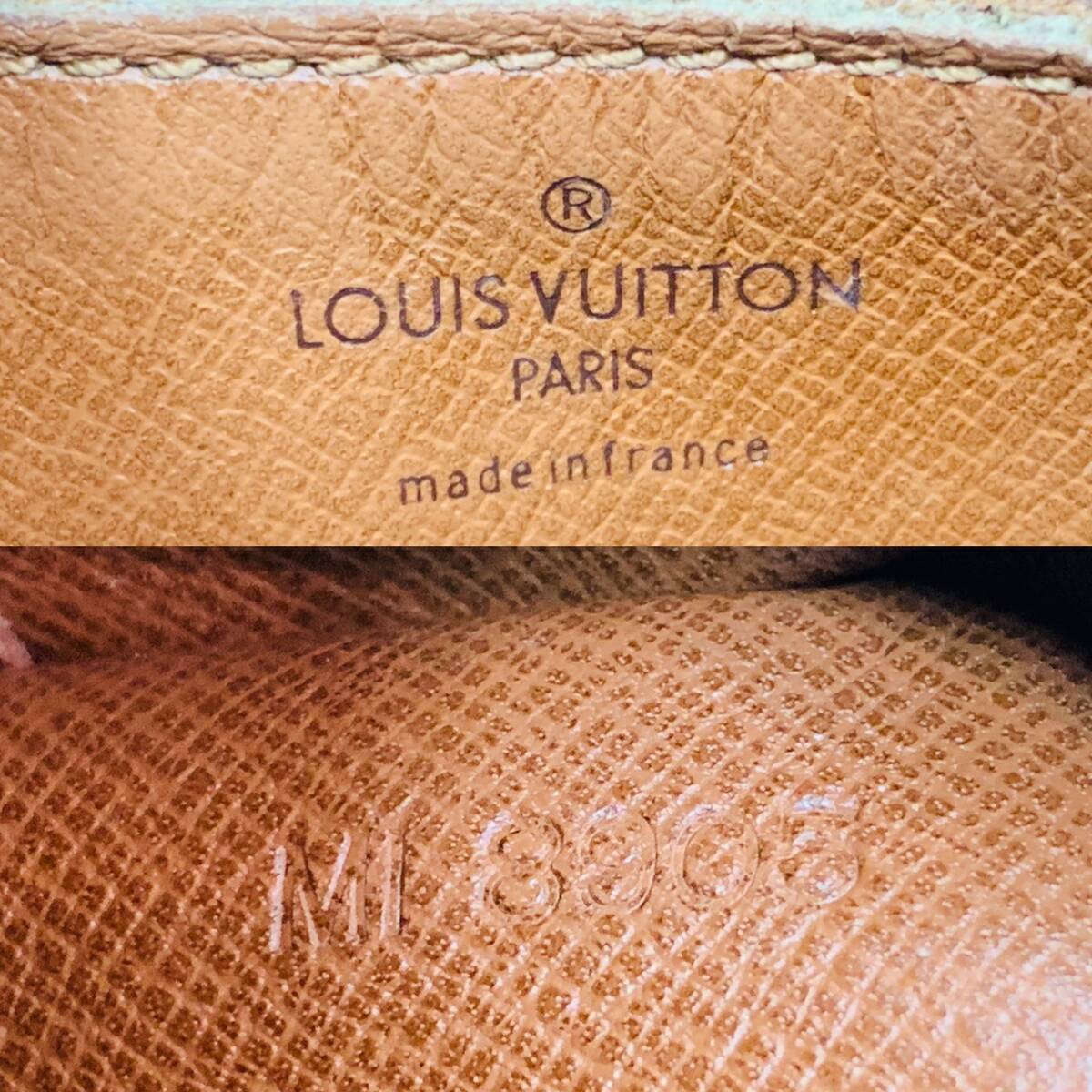 1円スタート 【現状品】 LOUIS VUITTON ルイヴィトン LV M51226 モノグラム ジュヌフィーユ クロスボディ ショルダーバッグ ジャンク_画像6