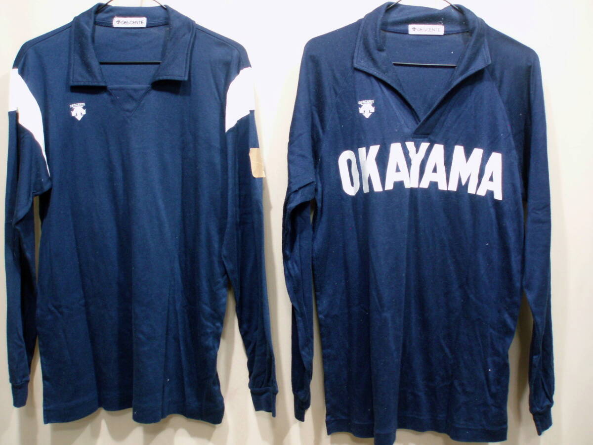 K47435[asics/Jelenk/ Descente ] Hyogo prefecture Okayama prefecture football game shirt 7 point set Junior Ran bread school pants shorts 