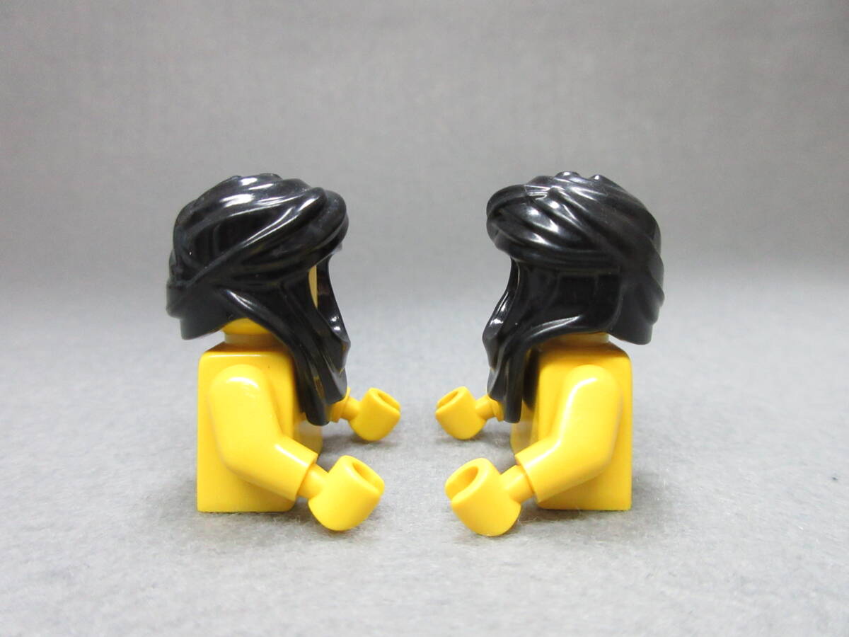 LEGO★306 正規品 ターバン 2個 同梱可能 レゴ シティ タウン 男 女 子供 女の子 男の子 ヘアー カツラ 被り物 髪 帽子 ペルシャ インディの画像2