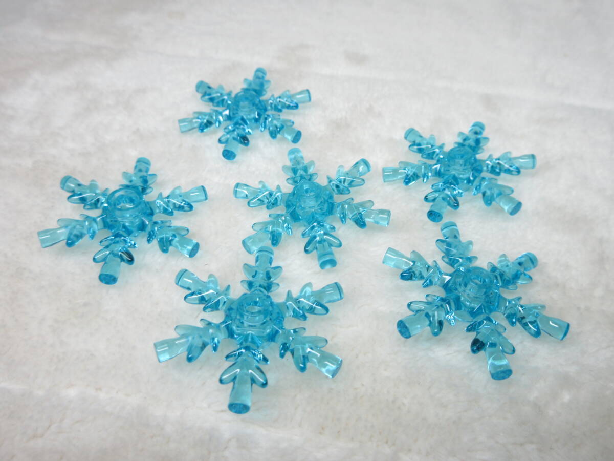 LEGO★121 正規品 氷の結晶 6個 小物 アクセサリー 同梱可能 レゴ シティ タウン 街 アナ雪 北極 南極 氷の世界 クリスマス_画像3