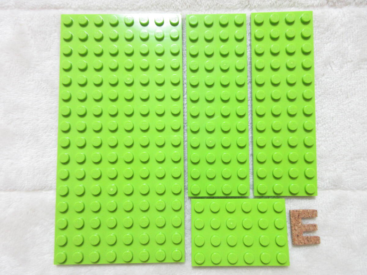 LEGO★E 正規品 ライム 8×16 基礎板 他 プレート パーツ 同梱可能 レゴ シティ タウン ベース 建材 家 建物 土台 ベース_画像1