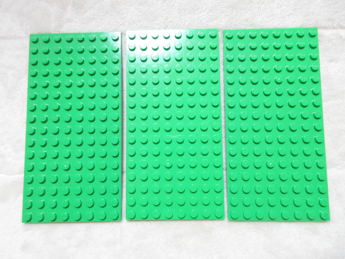 LEGO★A1 正規品 ブライトグリーン 8×16 基礎板 プレート 同梱可能 レゴ シティ タウン ベース 建材 家 建物 土台 ベース マインクラフト_画像1