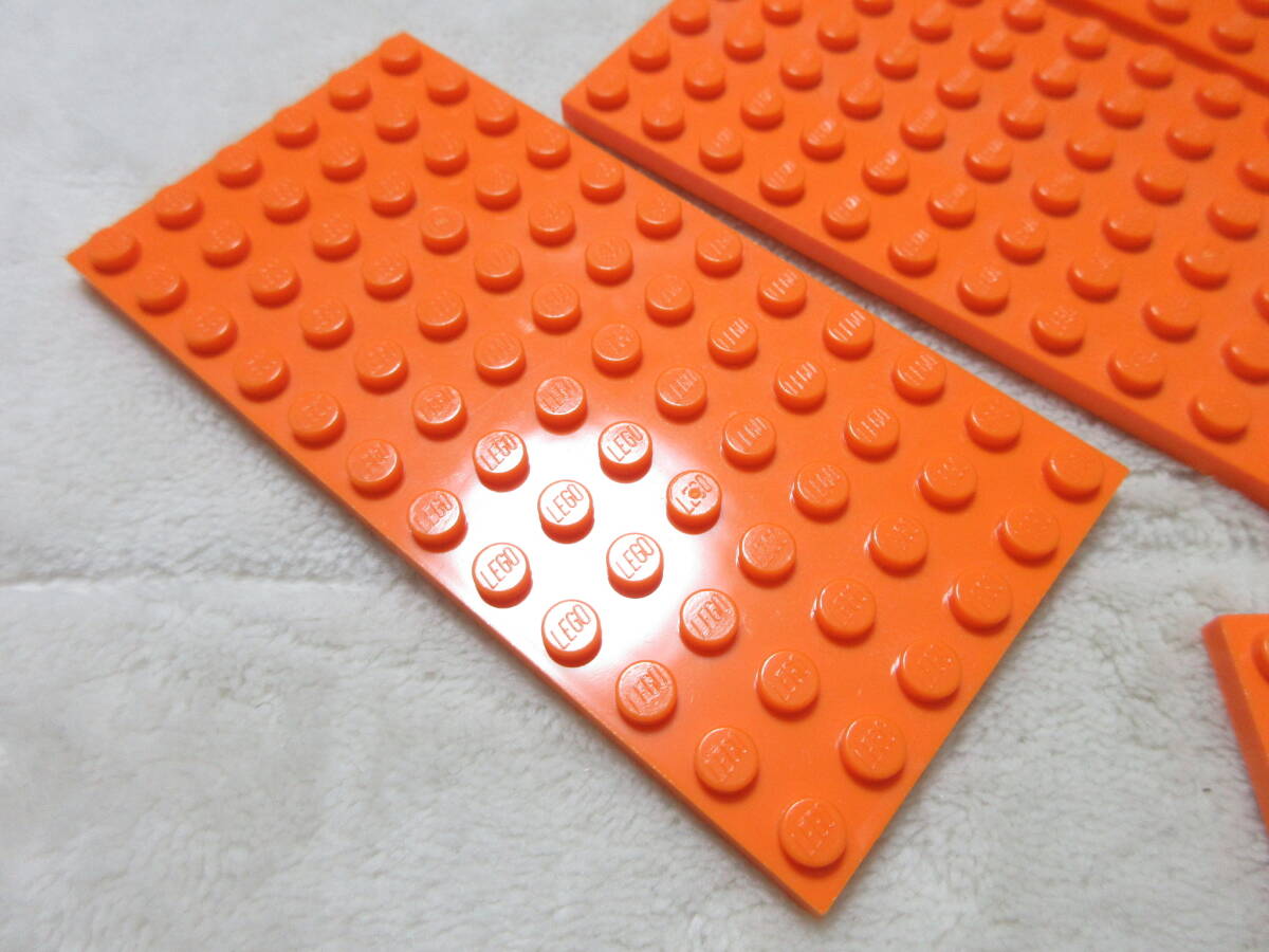 LEGO★C 正規品 オレンジ 6×12 4×6 プレート 同梱可能 レゴ シティ タウン クリエイター エキスパート スポンジボブ エクソフォース_画像2