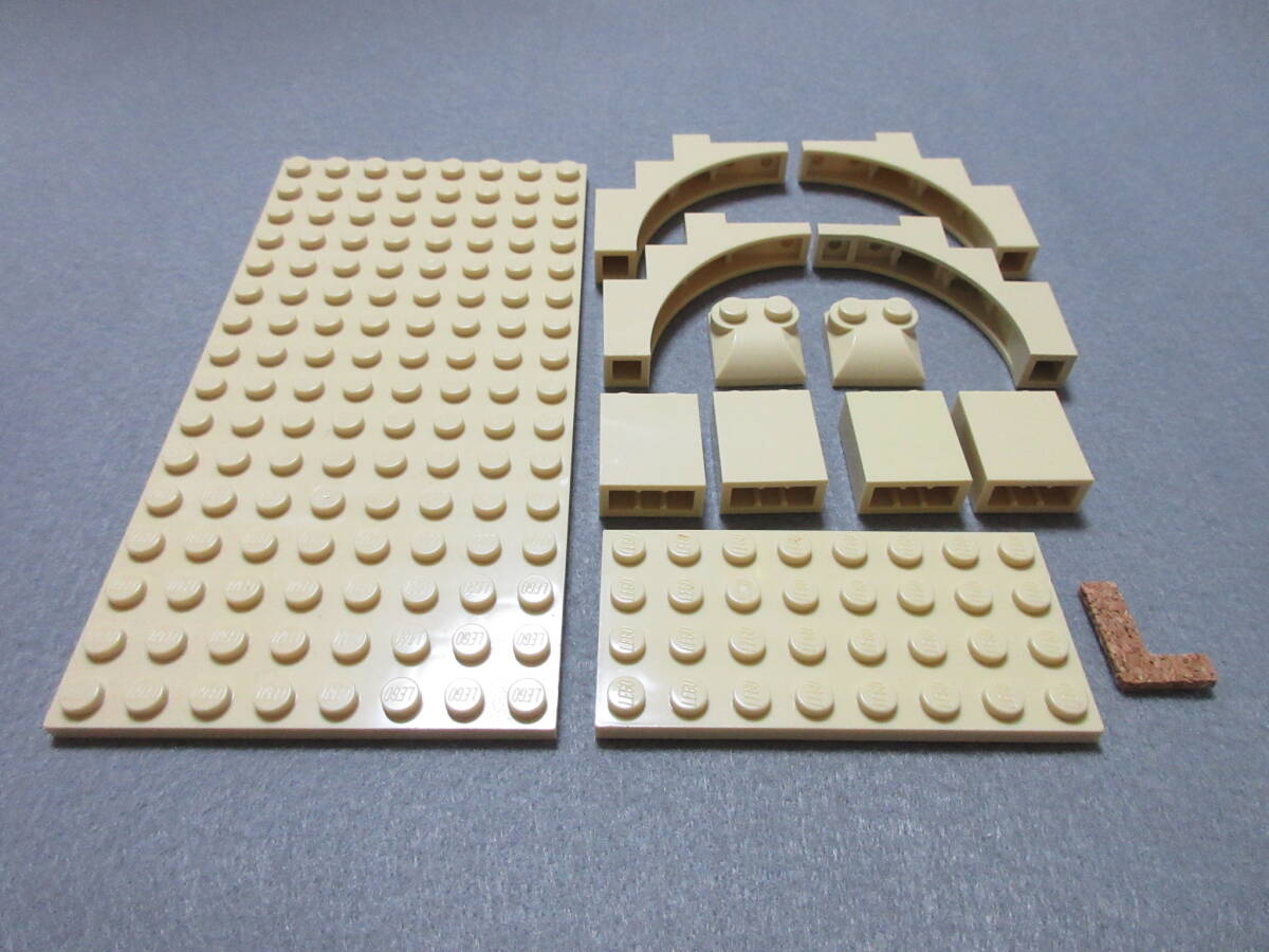 LEGO★L 正規品 タン 8×16 基礎板 プレート 同梱可能 レゴ シティ ベース 建材 家 建物 土台 ベース ファラオ 砂漠 マイクラ_画像2