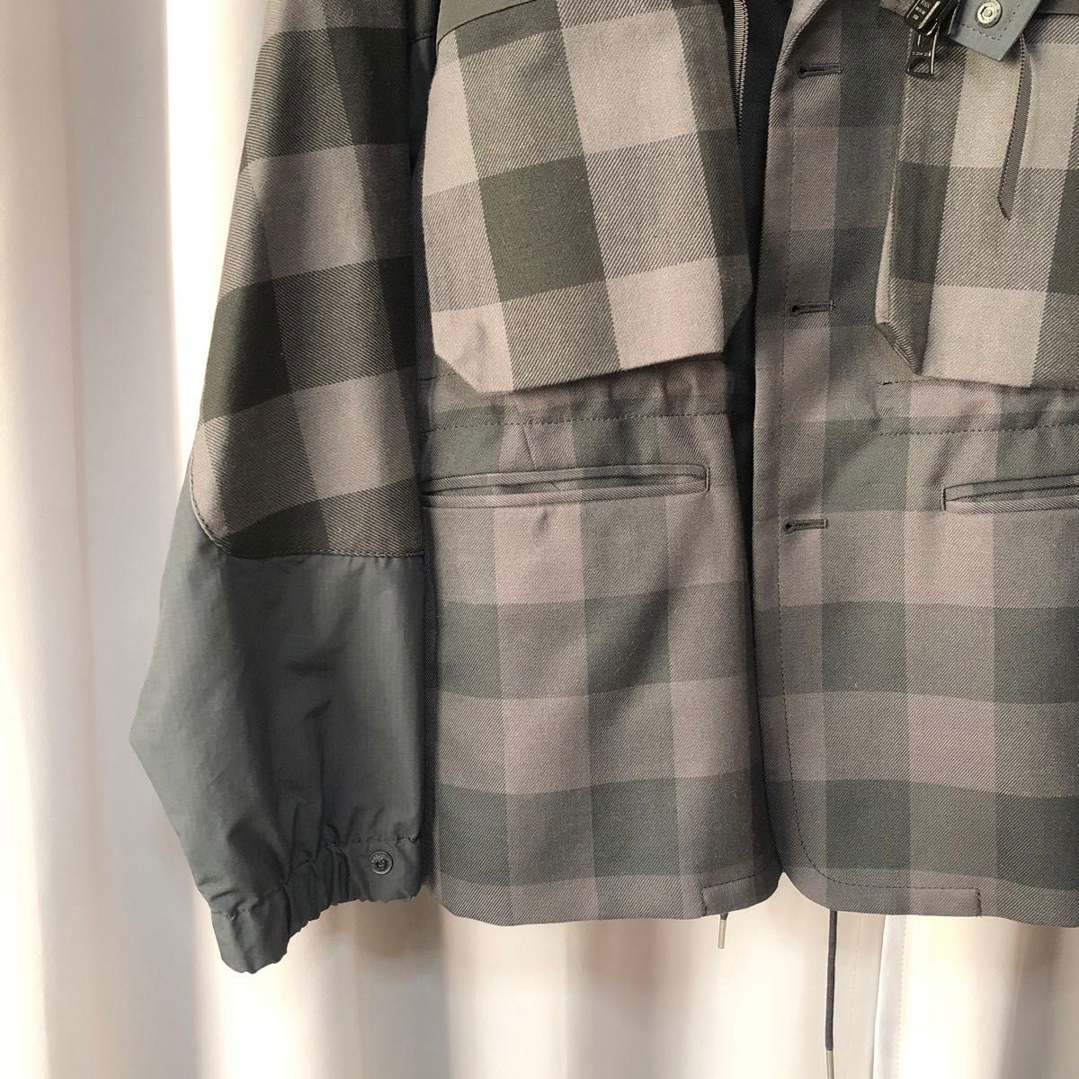 sacai 22ss Buffalo Check Blouson ジャケット ブルゾン|Yahoo sacai 22ss Buffalo Check Blouson ジャケット ブルゾン|Yahoo