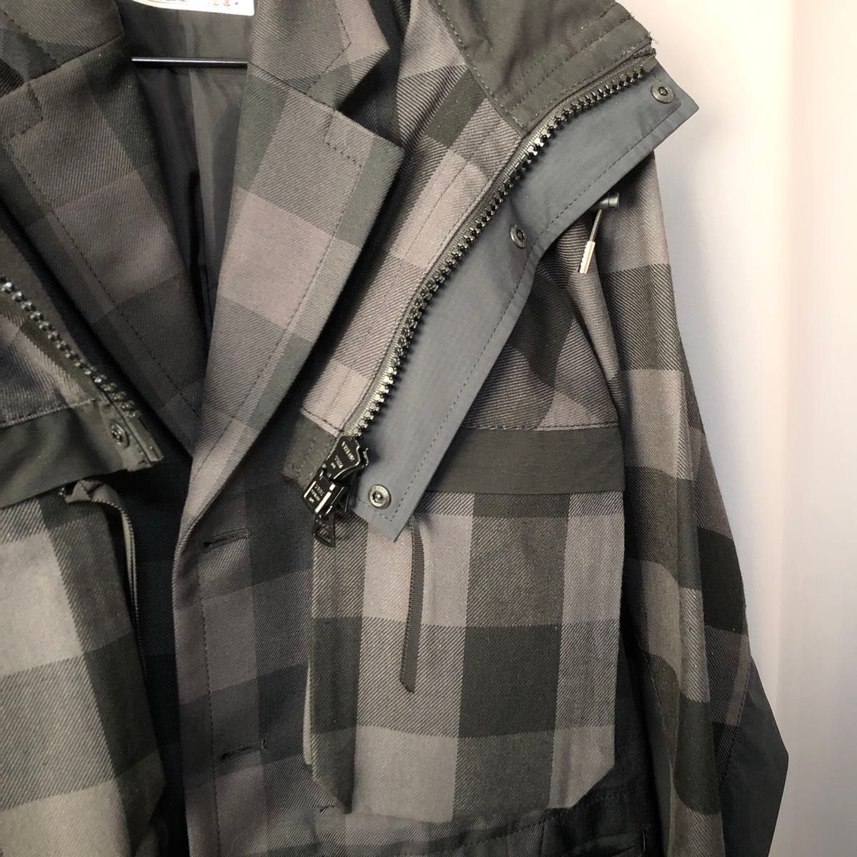 sacai 22ss Buffalo Check Blouson 亀梨和也 ジャケット ブルゾン