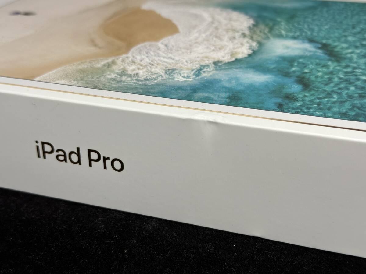 Apple iPad Pro 10.5インチ 256GB ゴールド Wi-Fi ＋ Cellularモデル SIMフリー 中古美品 バッテリー最大容量90% 2021年本体交換動作確認済_外箱のへこみ
