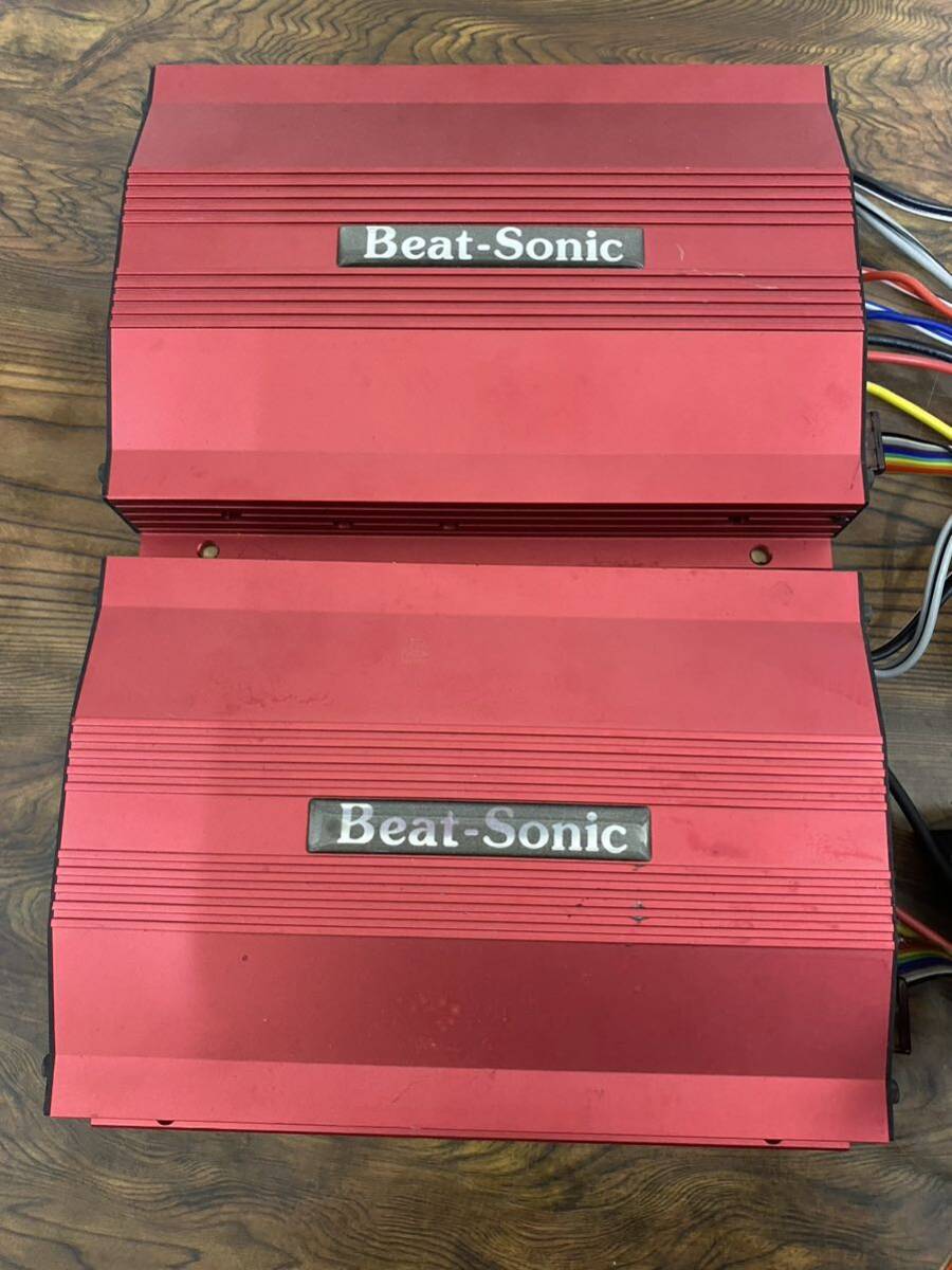  beet Sonic Beat Sonic beet Sonic 301CB power amplifier oscillation unit double system body Sonic operation not yet verification present condition goods 