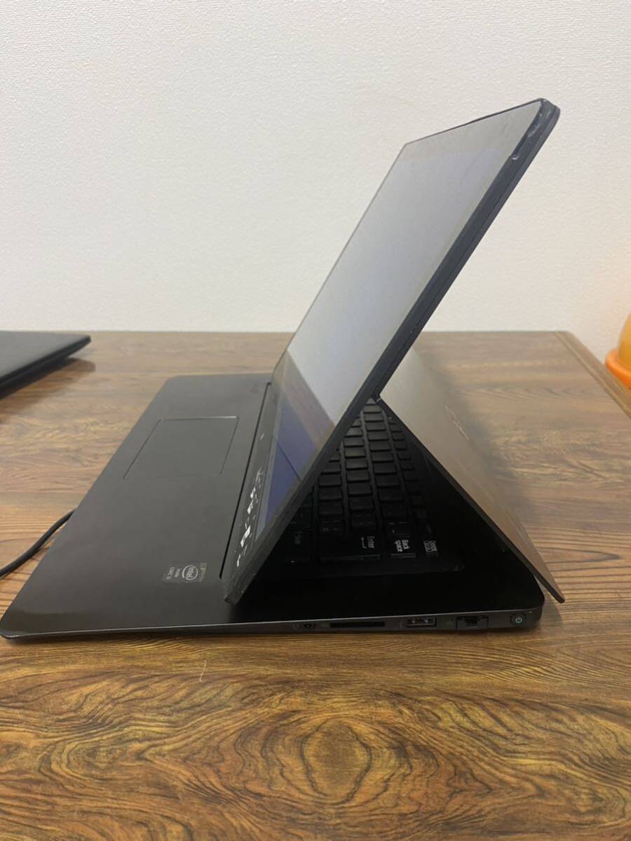 【中古美品】VAIO ブラック ［SVF15N17DJB］ Windows10 スペック写真参照　コード付き　初期化済み_画像5