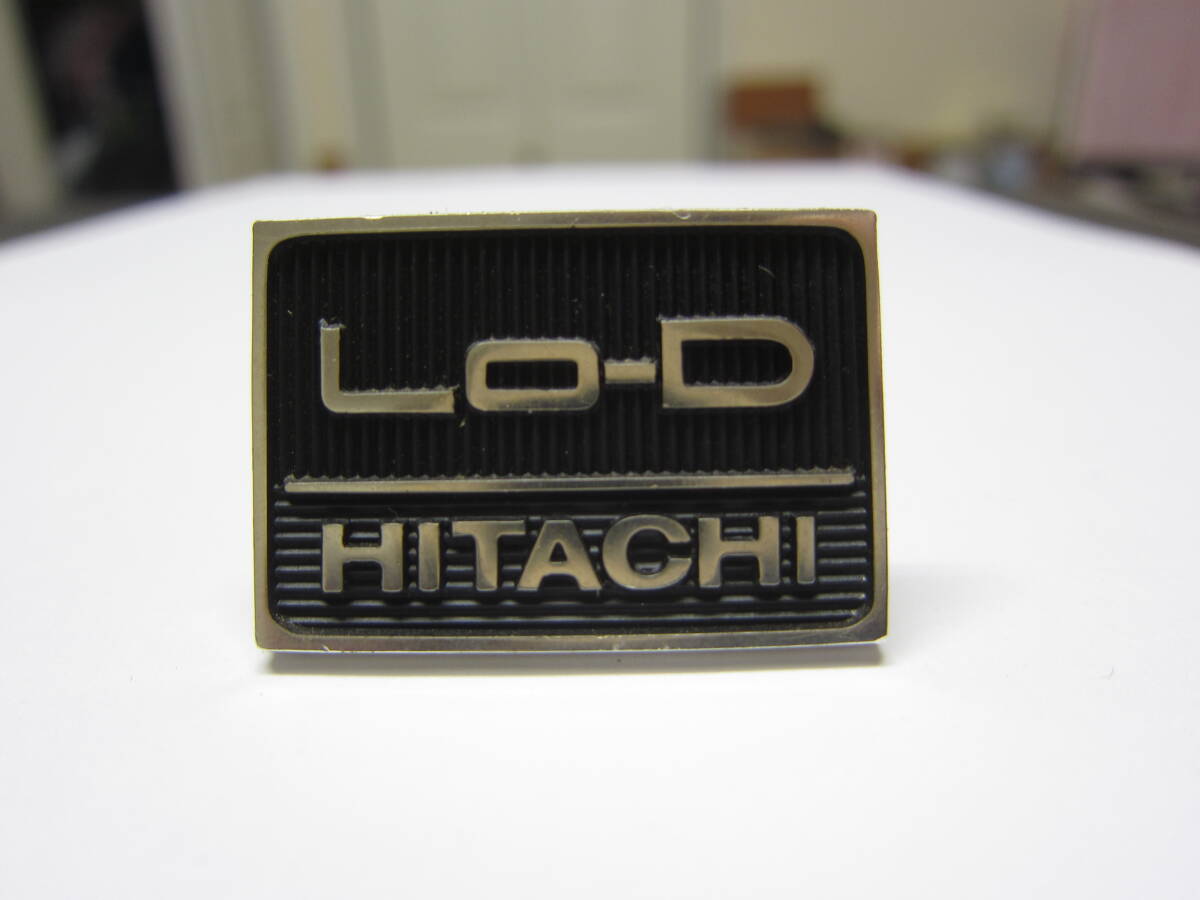 HITACHI  Lo-D  スピーカー  エンブレム  3cm   アルミ製  ネジ式   良好品！  ２個  ②の画像4