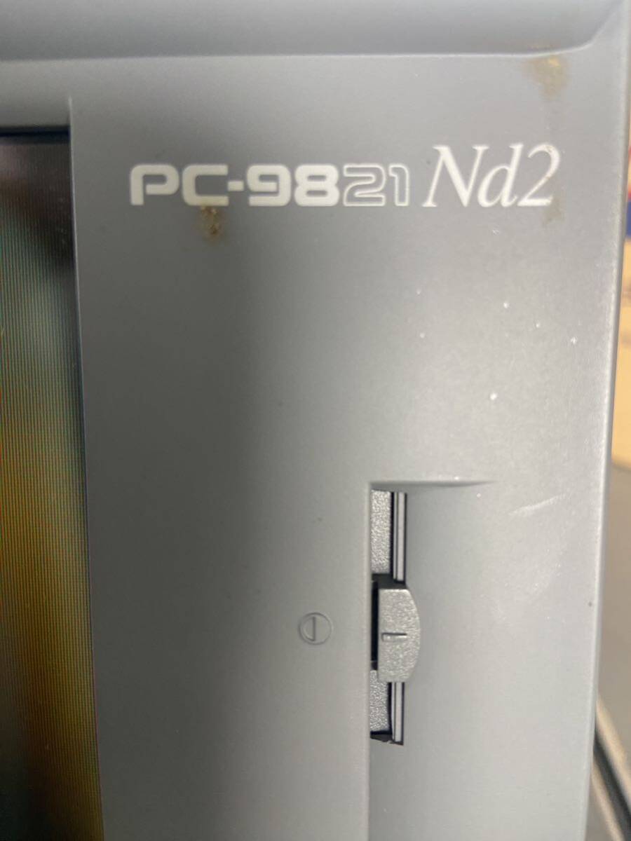 NEC ノートPC PC-9821Nd2 通電のみ確認 【ジャンク品/部品取り用】の画像3