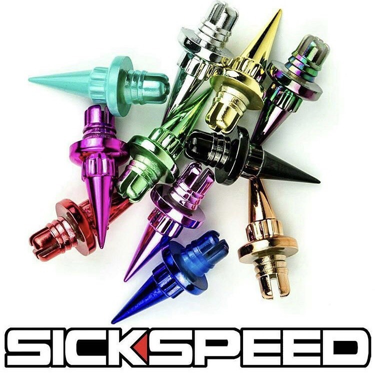 SICKSPEED dummy spike earrings bolt 1 pcs all 11 color USDM JDM Schic Speed XXR Avid1 Stan s drift spike a