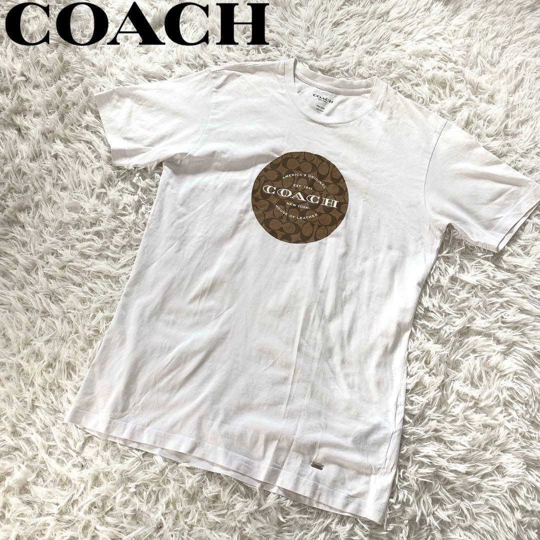 【coach】コーチ シグネチャー ロゴTシャツ メンズ レディース_画像1