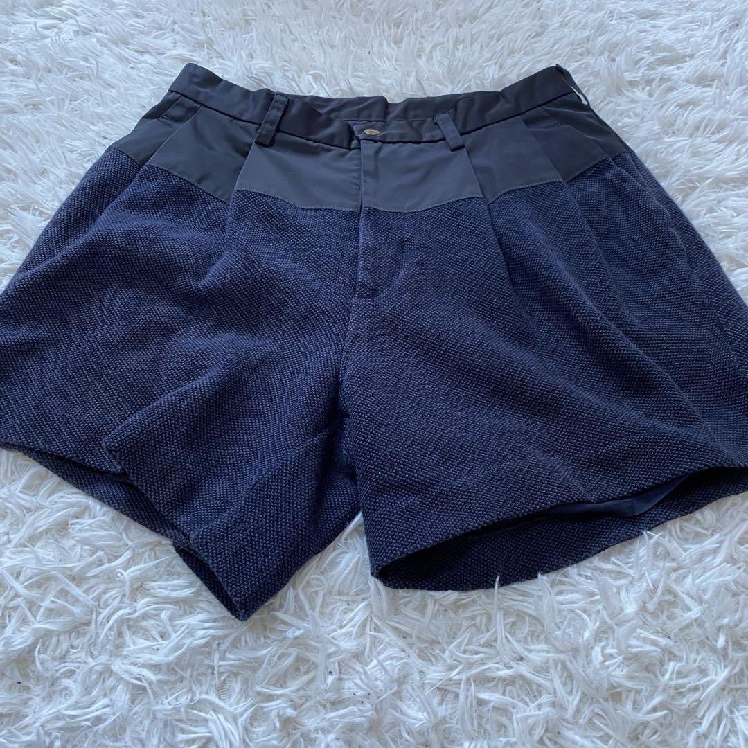 [kolor] color switch cotton linen deer. . shorts men's 