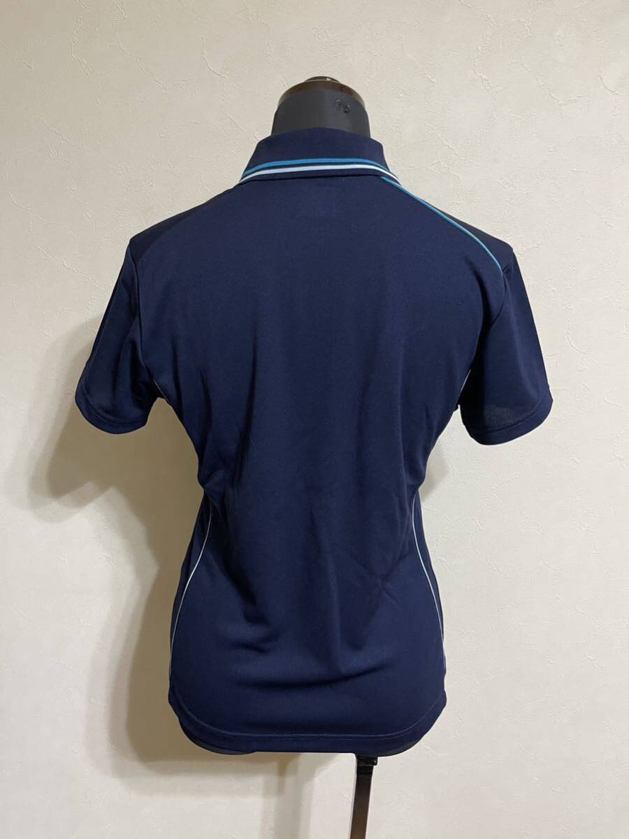 [ new goods ] YONEX Yonex lady's badminton ping-pong game wear dry polo-shirt tops size M short sleeves navy 