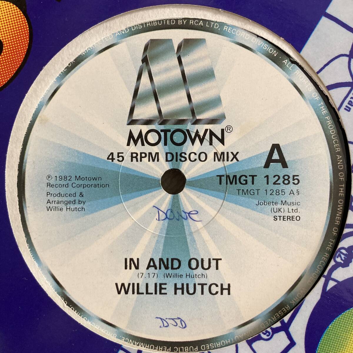 Willie Hutch - In And Out 12 INCH_画像2