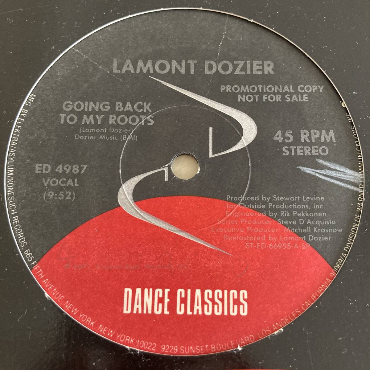 Lamont Dozier / David Williams - Going Back To My Roots / Come On Down, Boogie People 12 INCH_画像1