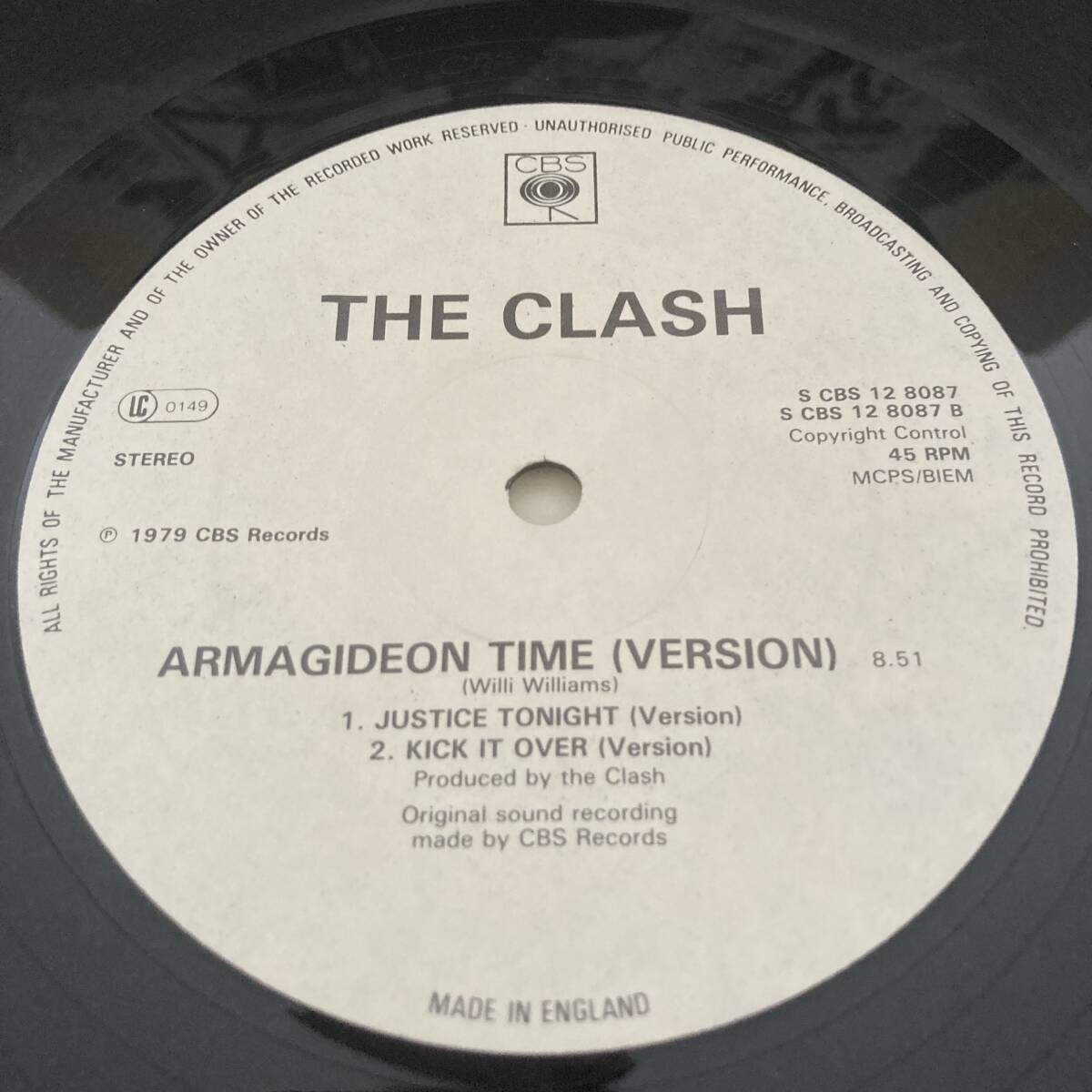 The Clash - London Calling And Armagideon Time 12 INCH_画像4