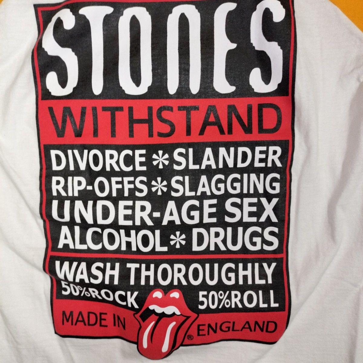 Wall of fame The Rolling Stones　ラグランTシャツ