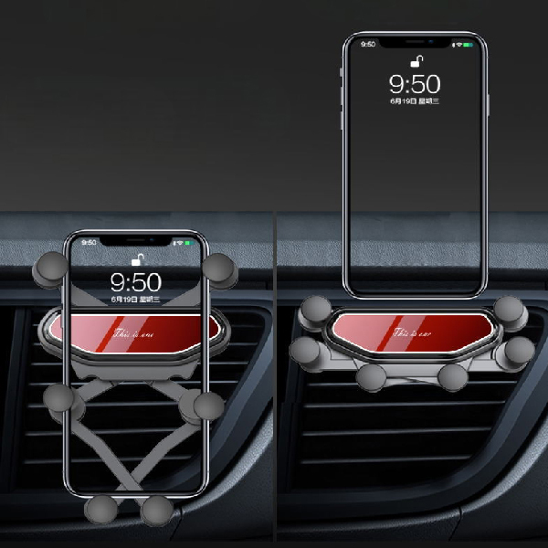 フリード スパイク GP3 スマホ 携帯 ホルダー エアコン吹き出し口 装着簡単クリップ式 全3 色 選択式 _画像5