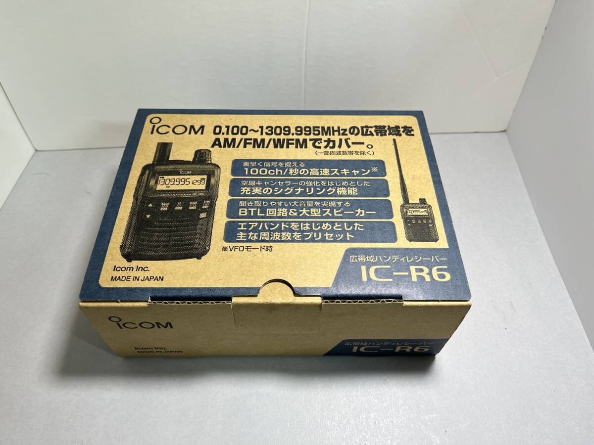 ICOM IC-R6 広帯域受信機 受信改造済 中古 広帯域ハンディ ICOM IC-R6 広帯域受信機 受信改造済 中古 広帯域ハンディ