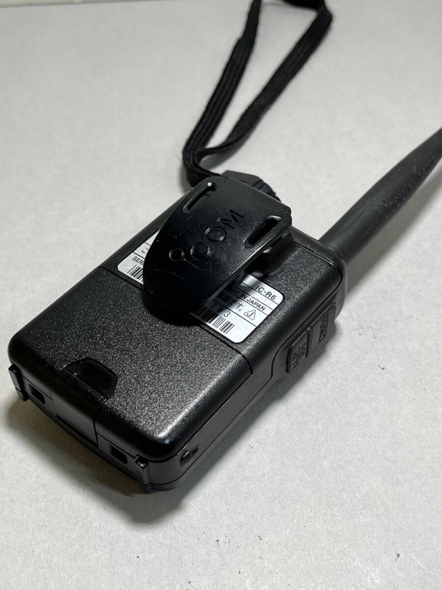 ICOM IC-R6 広帯域受信機 受信改造済 中古 広帯域ハンディ ICOM IC-R6 広帯域受信機 受信改造済 中古 広帯域ハンディ