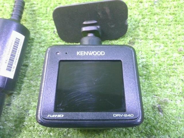 KENWOOD DRV-240 ドラレコ 作動テスト済 SDカード付 美品_画像2