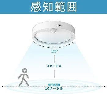 LED人感センサー シーリングライト 小型 昼白色-2160lm 4畳 脱衣所 
