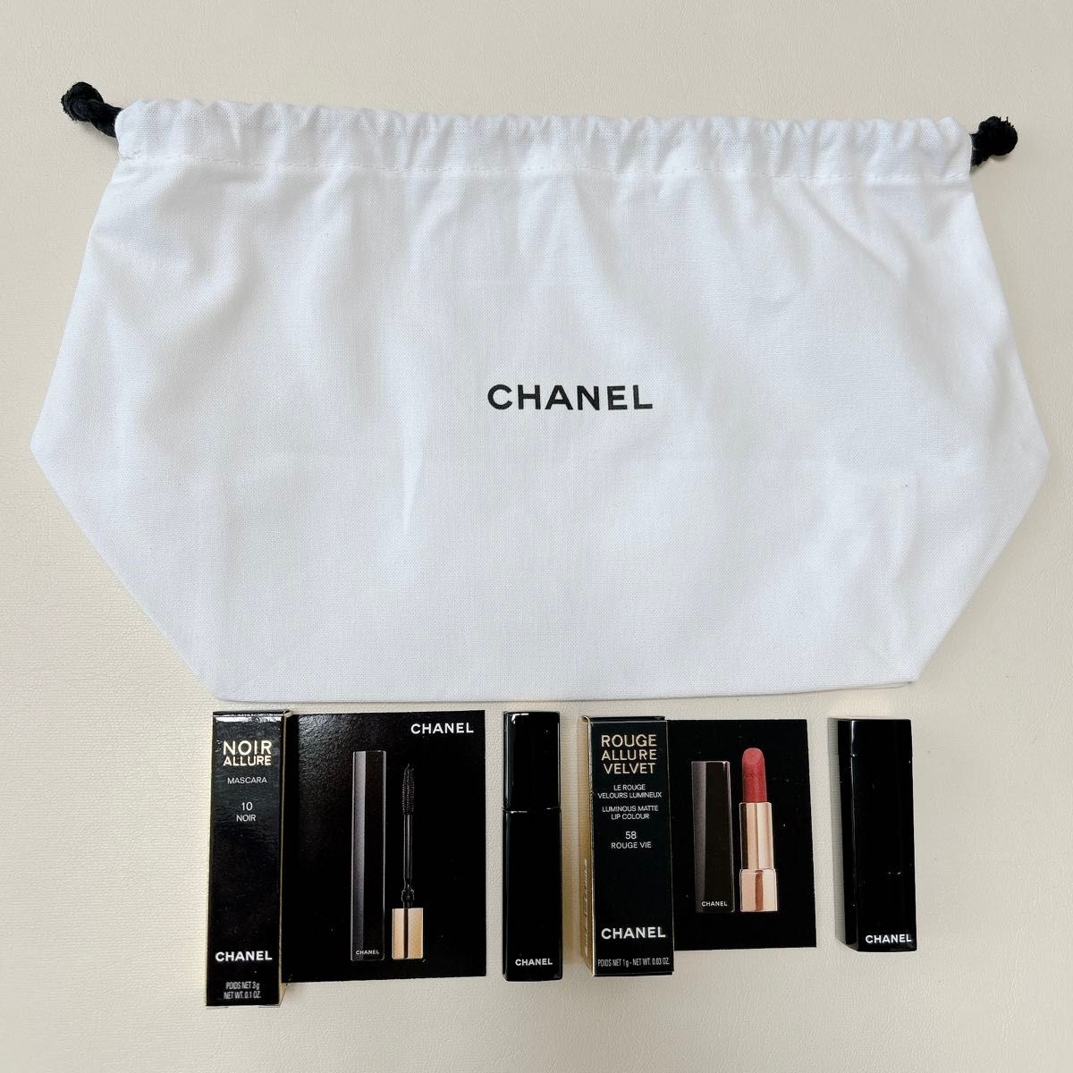 CHANEL ポーチ リップスティック マスカラ ミニチュア