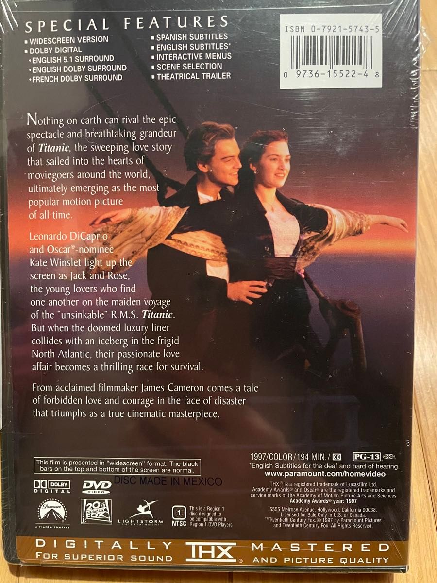 【新品未開封】TITANIC タイタニック DVD