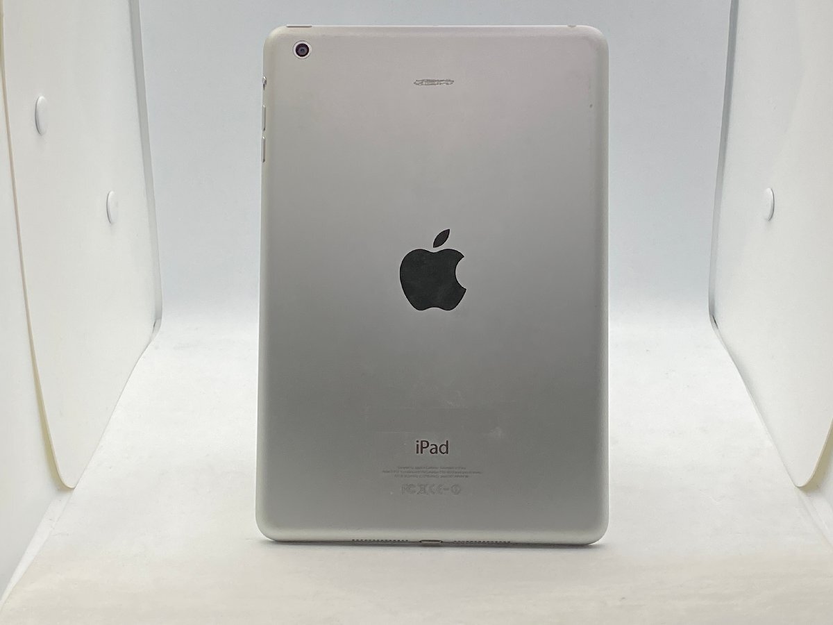 【中古・ジャンク】アクティベーションロック品 背面キズ Apple iPadmini 1st 16GB Wi-Fiモデル シルバー NWー 本体 部品取り用 A-HF196の画像2