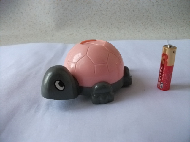  rare rare that time thing pink turtle turtle savings box resin made figyua Showa Retro Vintage 