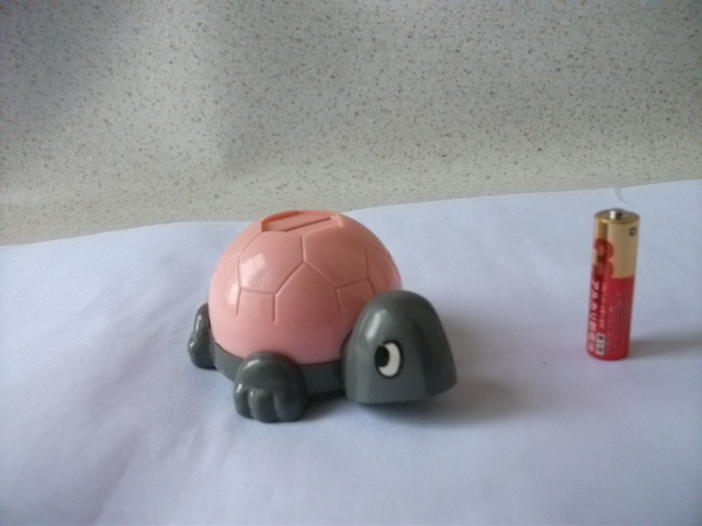  rare rare that time thing pink turtle turtle savings box resin made figyua Showa Retro Vintage 