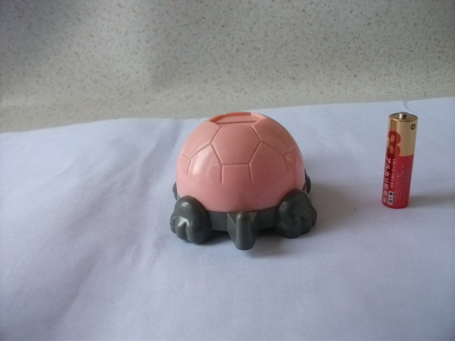  rare rare that time thing pink turtle turtle savings box resin made figyua Showa Retro Vintage 