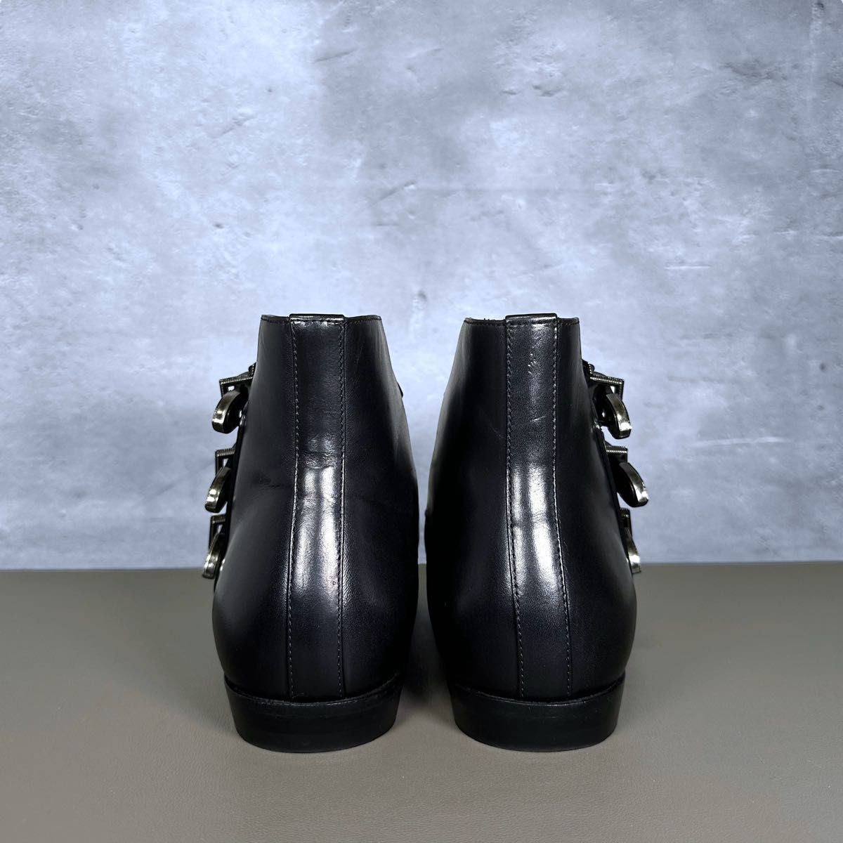 美品】 SAINT LAURENT サンローラン ブーツ ウエスタン ベルト 美品】 SAINT LAURENT サンローラン ブーツ ウエスタン ベルト