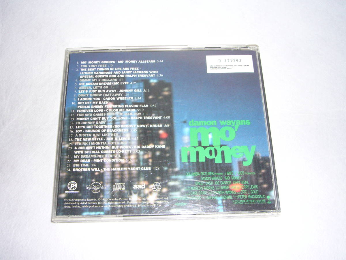 米国現地購入CD 「Mo money」SOUNDTRACK_画像3